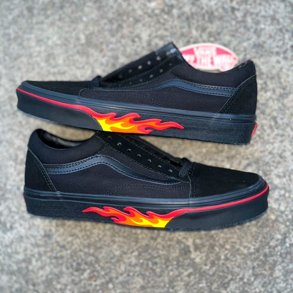Old Skool Flame Vans